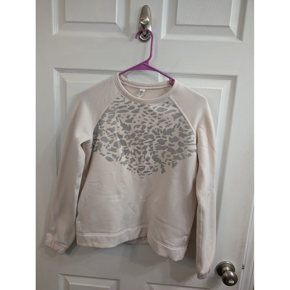 Lululemon Snapshot Sweatshirt Womens Pockets‎ Leopard Print Pullover - Size 4
